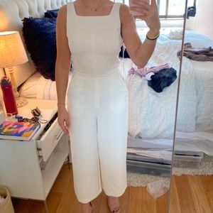 Aritzia Ecoulment White Jumpsuit NWT